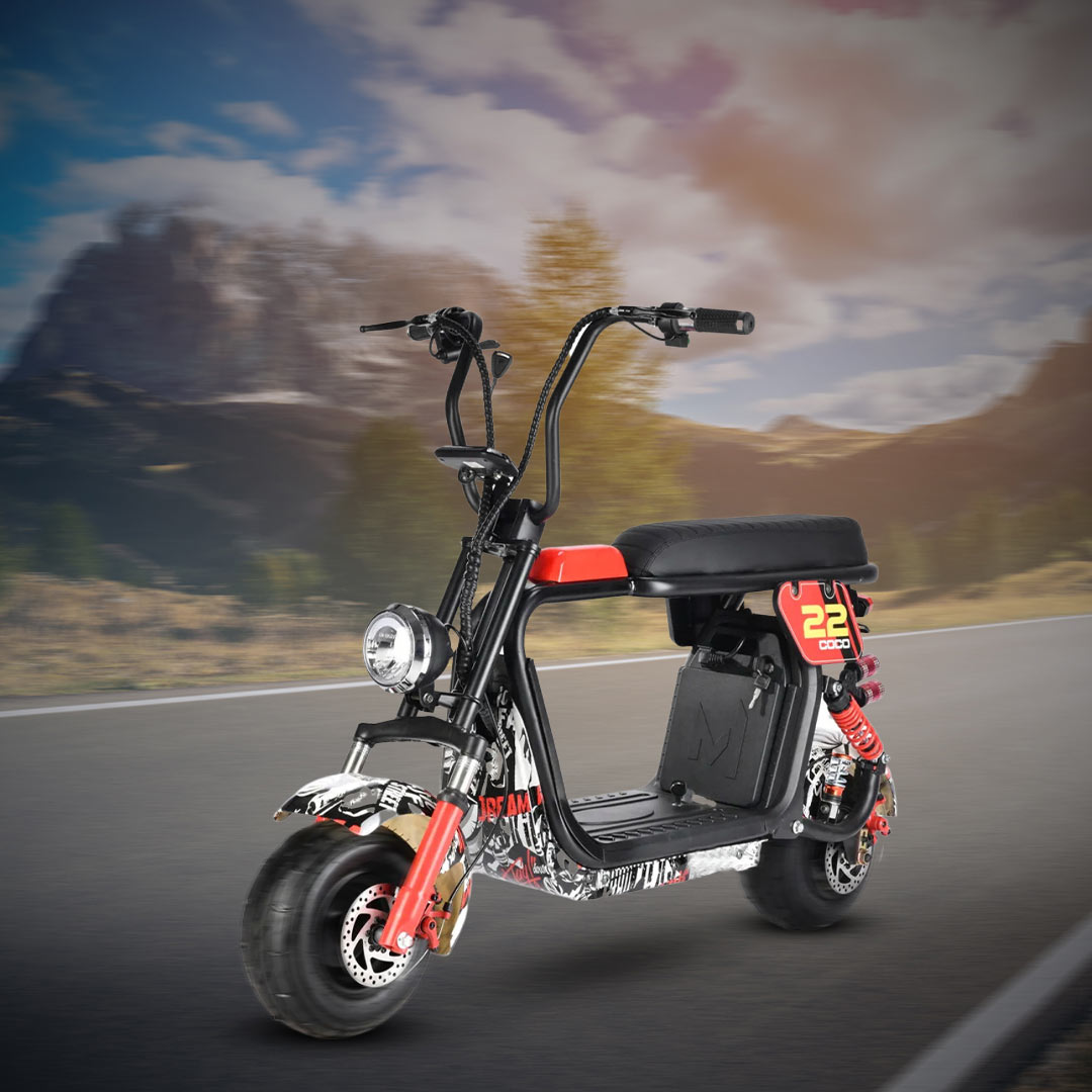 UAE Golf Cart Fat Tire 48V 12Ah Electric Scooter with 1000W Motor and Dual Battery - View 7