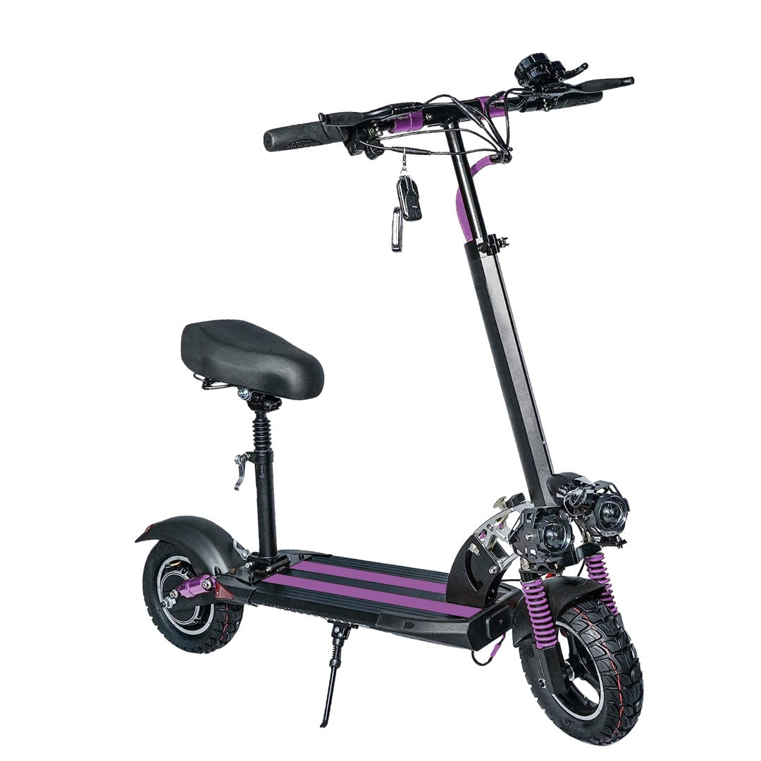 UAE Golf Cart Foldable 48V 1200W LED Electric Scooter with Seat, 10Ah Battery, 65 km/h Max Speed, Double Disc Brakes - View 17
