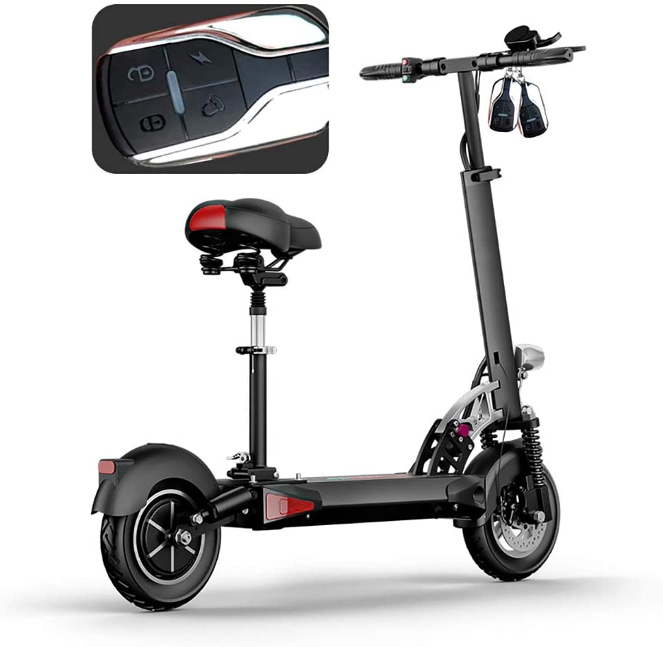 UAE Golf Cart Foldable 48V 1200W LED Electric Scooter with Seat, 10Ah Battery, 65 km/h Max Speed, Double Disc Brakes - View 27