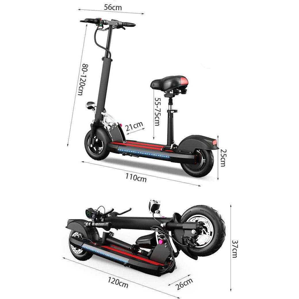 UAE Golf Cart Foldable Electric Scooter 2000W 48V Battery 16kg 120kg Load Capacity - View 7