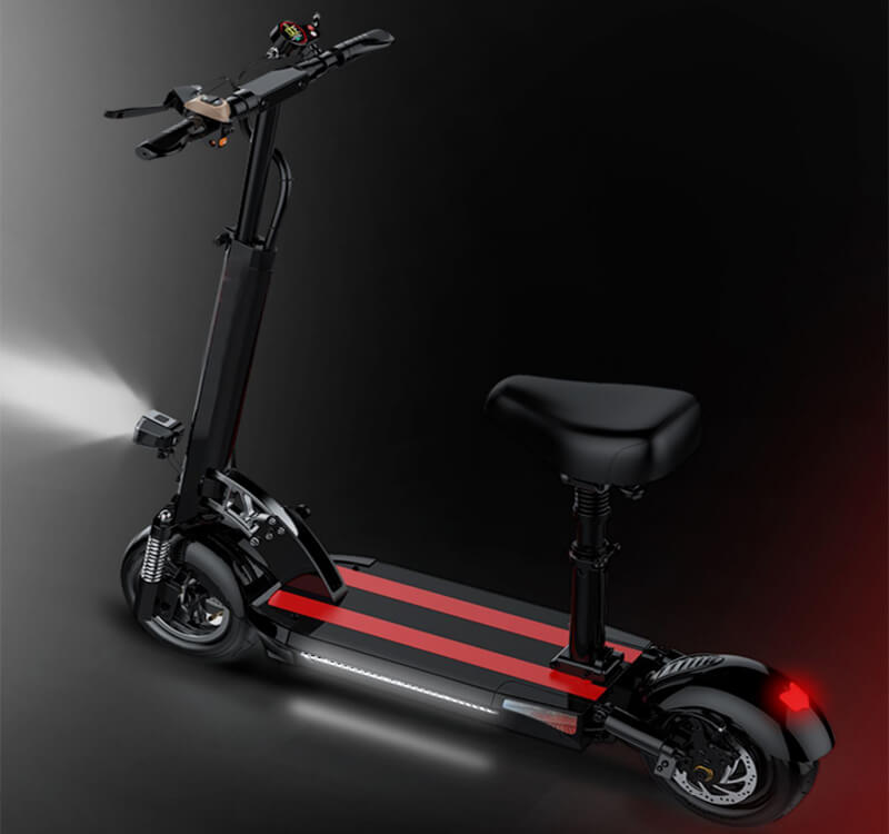 UAE Golf Cart Foldable Electric Scooter 800W 36V 5 Model with LED Display and Double Disc Brakes - View 16
