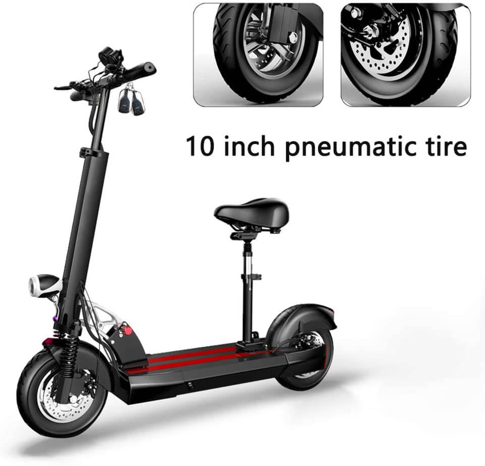 UAE Golf Cart Foldable Electric Scooter 800W 36V 5 Model with LED Display and Double Disc Brakes - View 8