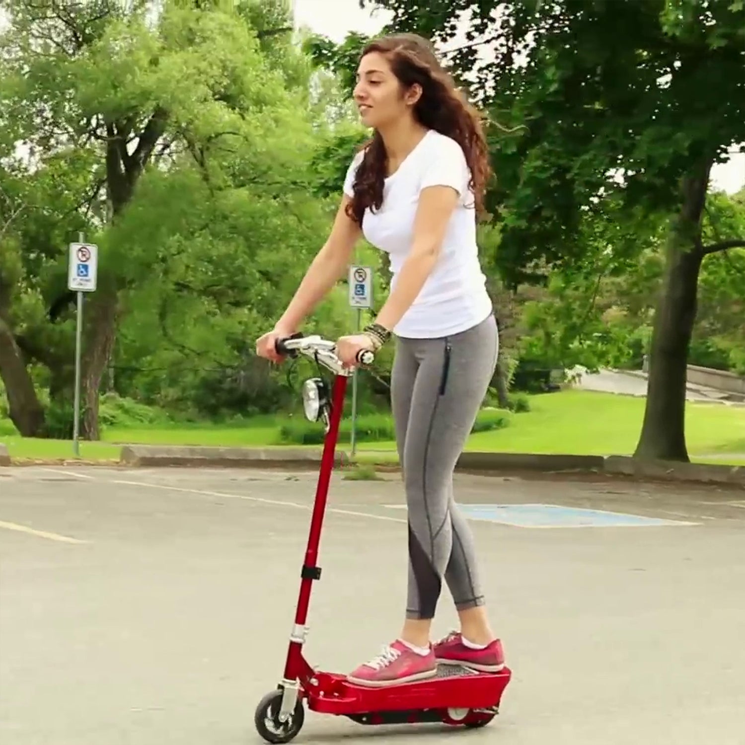 UAE Golf Cart Foldable Solar Powered Electric Scooter with Bluetooth Boombox, 15 km/h Speed, 90 kg Load, 17 kg Weight - View 1