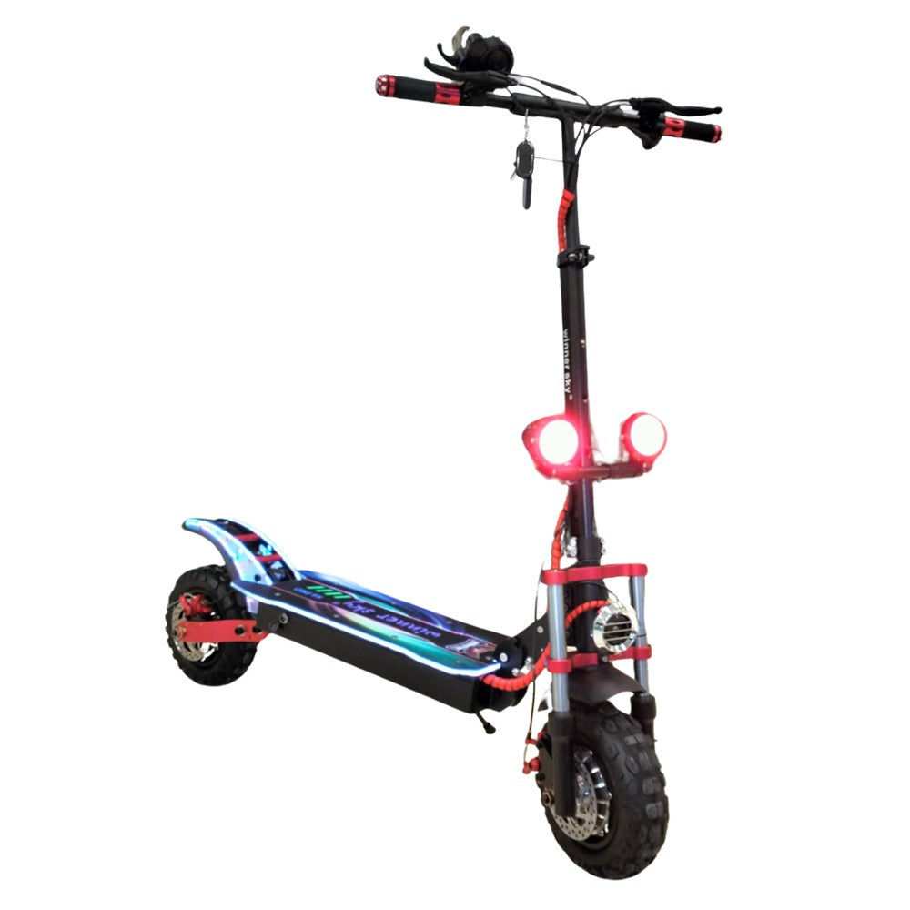 UAE Golf Cart K6 Pro Foldable Electric Scooter 4000W Dual Motor 48V 15Ah - View 9