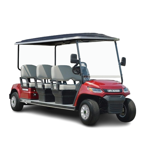 UAE Golf Cart - Luxury 6 Passenger Electric Golf Cart with 6 Forward Facing Seats and AC Motor - View 2