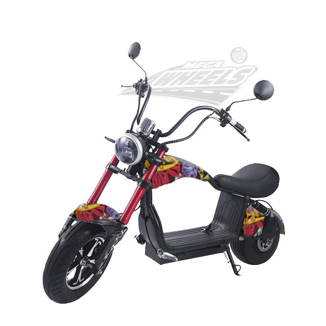 UAE Golf Cart Mini Coco City Chopper 48V 1000W Electric Scooter with Seat, Fat Tires, 30 MPH, 150kg Load, 35km Range - View 1