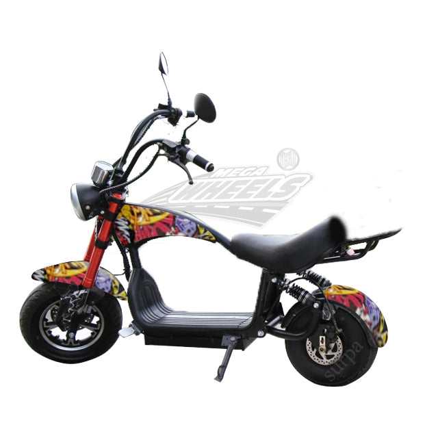 UAE Golf Cart Mini Coco City Chopper 48V 1000W Electric Scooter with Seat, Fat Tires, 30 MPH, 150kg Load, 35km Range - View 5