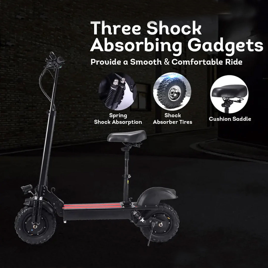 UAE Golf Cart Off Road Dual Motor Electric Scooter 6000W 48V 15Ah 70km/h Max Speed 11" Tires Full Suspension - View 17