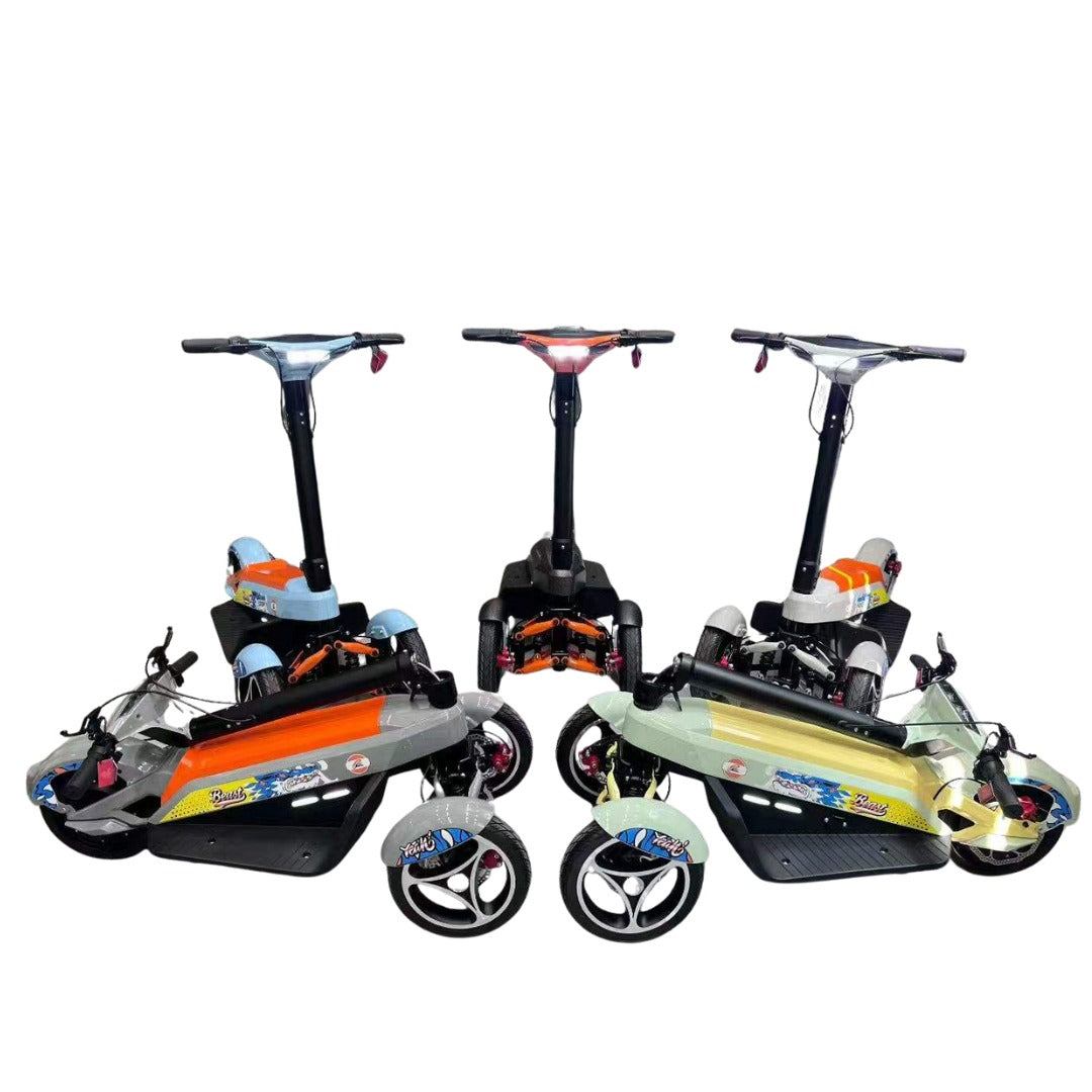 UAE Golf Cart Triwheel Adult Foldable Electric Scooter 2000W 48V 15Ah - View 8
