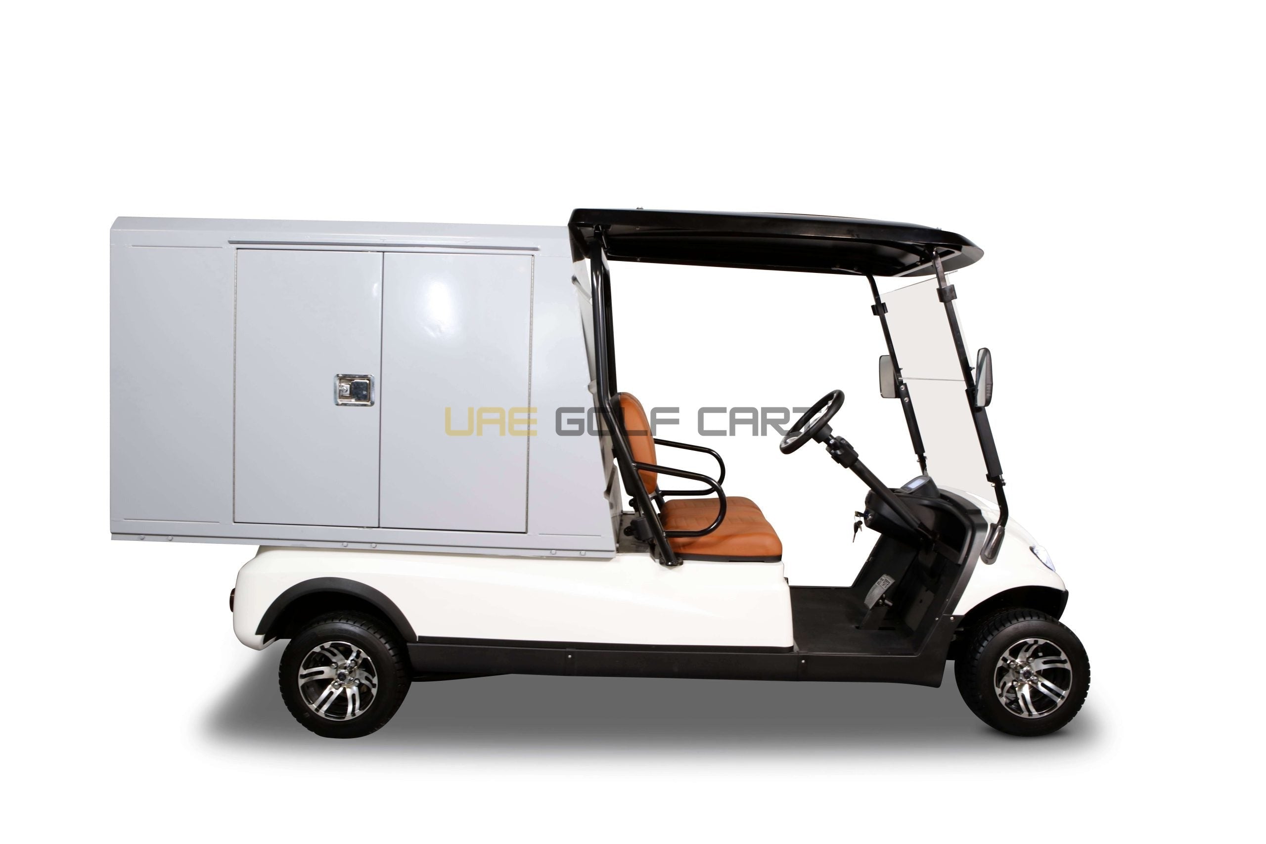 Utility Golf Cart with Enclosed Lockable Cargo Box and 48V AC Drive - Utility Golf Carts - 2 Seater | UAE Golf Cart
