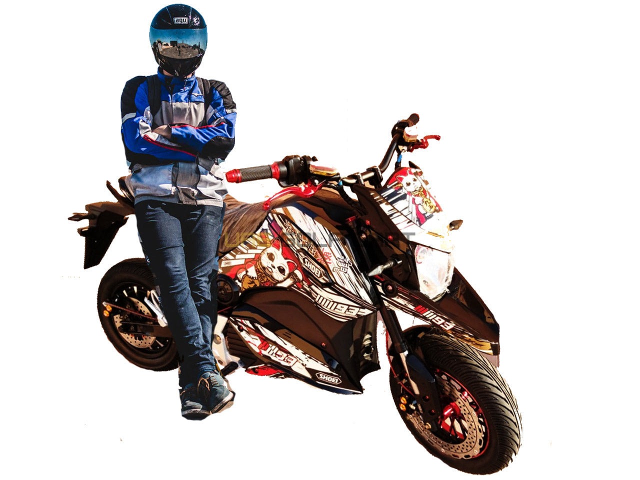 Zoomer Electric Motorbike 75 km/h 72V 2000W Battery - Electric Motorbikes & Mopeds - Photo 23 | UAE Golf Cart