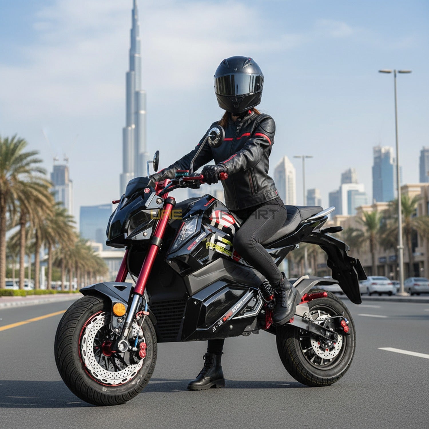 Buy Zoomer Electric Motorbike 75 km/h 72V 2000W Battery - Electric Motorbikes & Mopeds at UAE Golf Cart